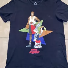 Authentic Hare Jordan Shirt Medium Air Jordan Bugs Bunny Space Jam EUC RARE