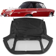 Convertible Soft Top for MG MGB 1971 1972-1980 Black w/ 3Pcs Plastic Windows