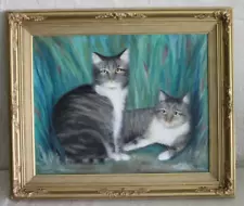 PRIVATE SALE FOR VIRGINIA BEACH PACKAGE 2 FRAMES AND CAT PAINTING