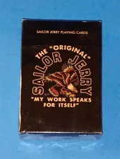 Vintage SAILOR JERRY Playing Cards - "My Work Speaks For Itself" - New, Sealed