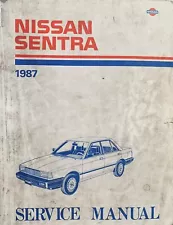 1987 Nissan Sentra Factory Service Manual Original Shop Repair B12 Series (For: 1987 Nissan Sentra)