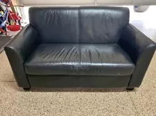 Beautiful Black Leather Couch