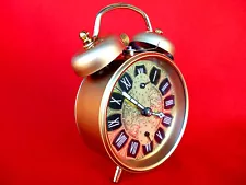 VERY LOUD NEW OLD STOCK Vintage 70's Classic German PETER Winding Alarm Clock