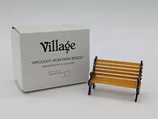 Dept 56 Wrought Iron Park Bench Heritage Village #56.52302