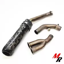 06-07 Kawasaki Ninja ZX-10R - Two Brothers Single Slip-On Exhaust Muffler Pipe (For: 2006 Kawasaki Ninja ZX10R)