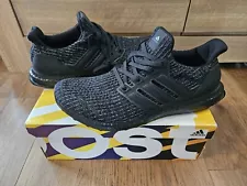 Adidas Ultra Boost 4.0 Triple Black BB6171 UK 10 SALE ITEM Packed in Diff Box