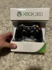 OEM XBOX 360 Wireless Controller Black- Brand New Factory Sealed