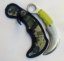 karambit blunt exercise train KNIFE Handmade PENCAK Silat BEGINNERS JAVA cs go