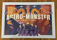 Mondo Godzilla Invasion of Astro-Monster Poster By Tom Whalen 153 Of 275 MINT