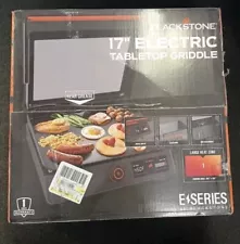 Blackstone E-Series Cart Grill 17" Portable Electric Tabletop Griddle with Hood