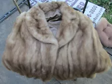 Rare Vintage Genuine Stole Cape Real Fur