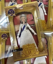 QUEEN ELIZABETH II BARBIE SIGNATURE PLATINUM JUBILEE DOLL MATTEL HCB96