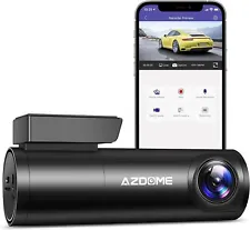 AZDOME 1296P Dash Cam, with WiFi Mini Hidden Car Camera, Voice Control Car M300