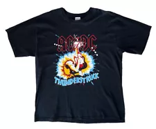 AC/DC Thunderstruck Gibson SG Angus Young T Shirt Rock Music Size Men’s XL