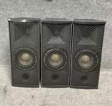 Proreck Professional Line Array Music Two Way Speakers Set of 3 In Black Color