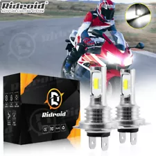 For Honda CBR1000RR 2004-2019 H7 Motorcycle LED Headlight Bulbs Super Bright 2pc (For: 2014 Honda CBR1000RR)