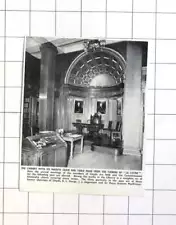 1951 Library With Chair And Table Made From Timbers Of “La Lutine”at Lloyds