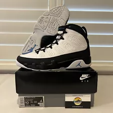 Size 10 - Jordan 9 Retro University Blue