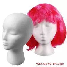 NEW Head Model Wig hair Glasses Hat Headset Display Styrofoam