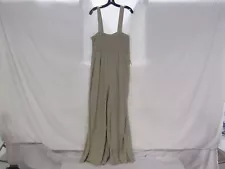 Free People Women's Jumper Homecoming Jumpsuit Size XL Neutral Beige