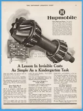 1924 Hupp Motor Car Hupmobile Automotive Parts Display Drive shaft Pin Series Ad