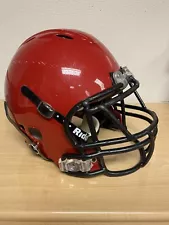 Riddell Speed Full Size Red Football Helmet with Mask Medium USED FREE SHIP