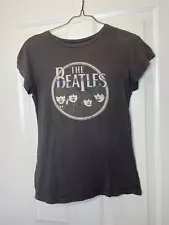 Vtg Beatles Shirt Psychedelic Ball Logo Beatles For Sale album Juniors XL READ