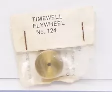 Timewell Flywheel 124, For NWSL Motors with 2.4mm Shaft Diameter, Brass