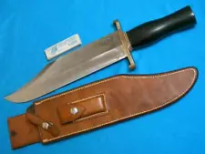 '69-76 CUSTOM RANDALL KNIVES 12-11 SMITHSONIAN BOWIE KNIFE SET JOHNSON SHEATH EC