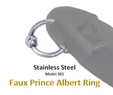 Prince Albert Faux Piercing - Stainless Steel Jewellery (PA-303)