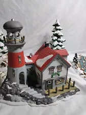 Department 56 New England Village Series Pigeonhead Lighthouse 1994