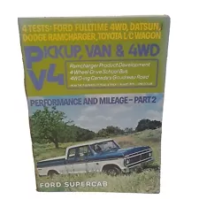 Vintage 1974 Ford F-Series Pickup SuperCab Dealer Sales Brochure August 1974