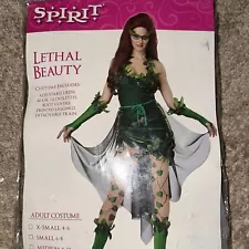 Poison Ivy Costume Lethal Beauty spirit Halloween Women’s Size Large 10-12