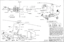 BENSEN GYROCOPTER PRINTS 24"X36" COMPLETE SET B-8M 13 Pages + 4 Pages B-7