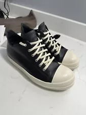 Mainline Rick Owens Ramones Low Black Leather