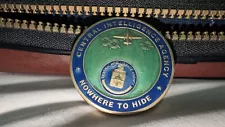 CIA Central Intelligence Agency U2 Spy Plane “Nowhere To Hide” Challenge Coin