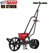 Precision Push Garden Seeder Seed Rust-Resistant Zinc Plow Blade Steel Frame New