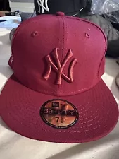 New York Yankee Fitted Tan Under Brim 7 3/8