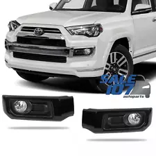 For 2014-2020 Toyota 4Runner Limited Front Fog Light Lamp Black Set Left+Right (For: Toyota 4Runner)