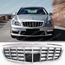 09+ facelift Mercedes S class w221 Grille AMG S65 Maybach Brabus 650 look chrome