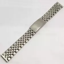 Unbranded Silver Stainless Steel 18 MM End Link Width Men Wrist Watch Strap/Band