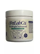 PetLab Co. ProBright Dental Powder For Medium Dogs 12+ Weeks 2.12 oz See Pix OB