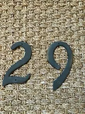 Metal House Numbers 2,9