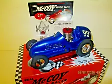 Vintage Nylint Real McCoy Red Head tether, toy midget line control race car Mint