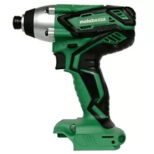 METABO HPT WH18DGLP4 18V 1/4" Hex Drive Cordless Impact Driver TOOL ONLY