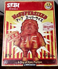 Ron English Mc Supersized Gold Color Art Toy LOW COA #3! 8 Inch Figure RARE SFBI