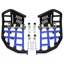 Nerf Bars Pro Peg For Honda TRX400EX 400X Black Bars Blue Nets Bar