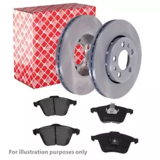 Genuine FEBI Front Brake Discs & Pads Set Vented for Aston Martin Cygnet