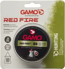 GAMO Red Fire Pellets 22Cal Tin of 125 Blister Pk Extreme Accuracy/Velocity