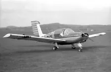 ATS Ltd., Socata Rallye 100ST, G-BCXC at Shoreham, 24 Apr 1976 - B&W Neg